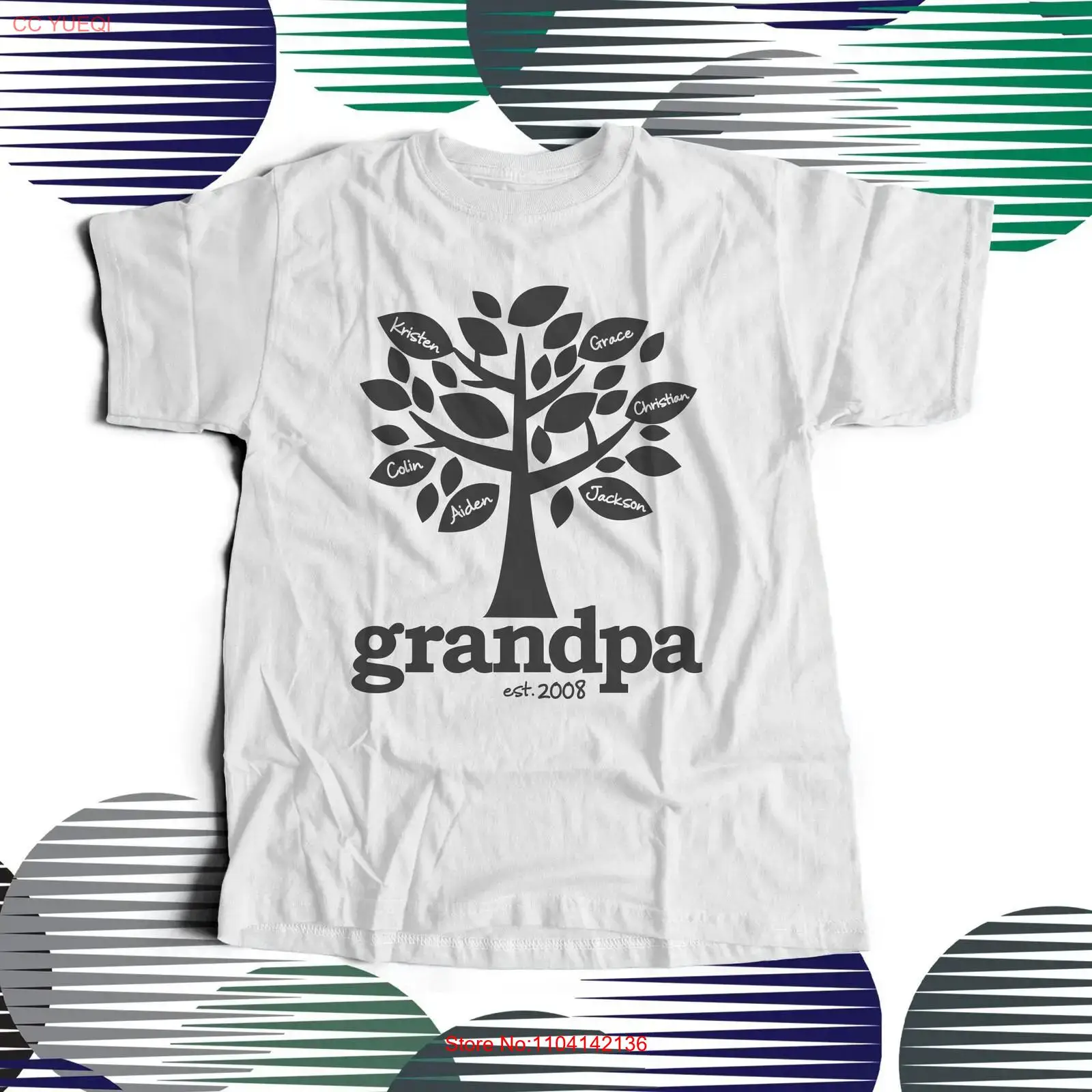 Grandpa shirt family tree esta - Family Tree Print reseña y precio