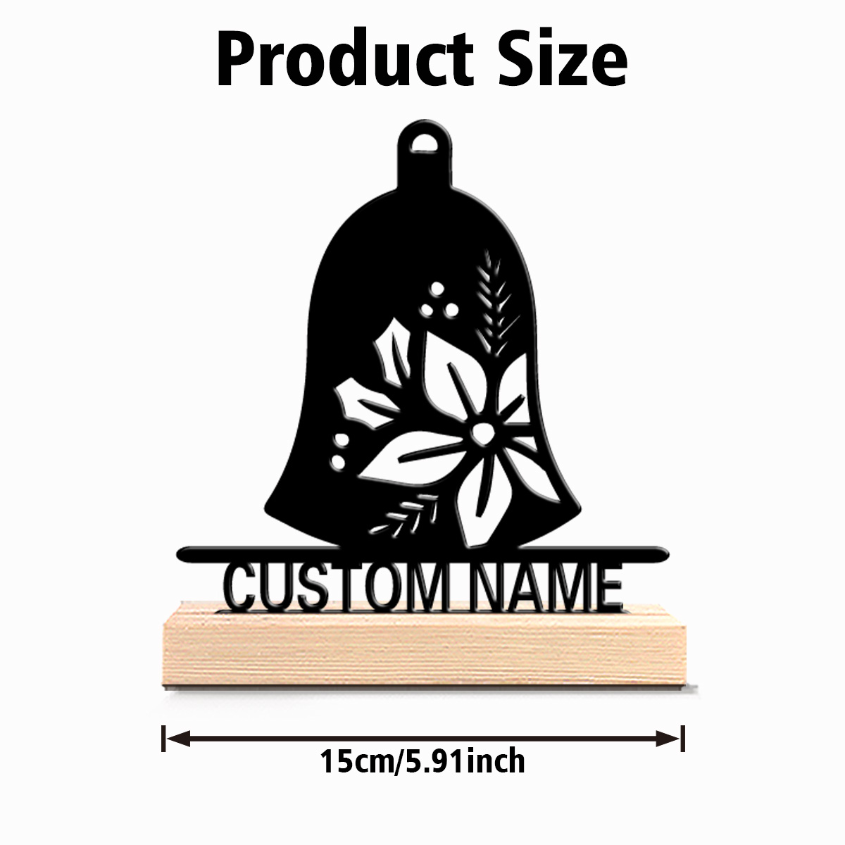 1pc New Design Personalized Cu - Engraved Wood Frame reseña y precio
