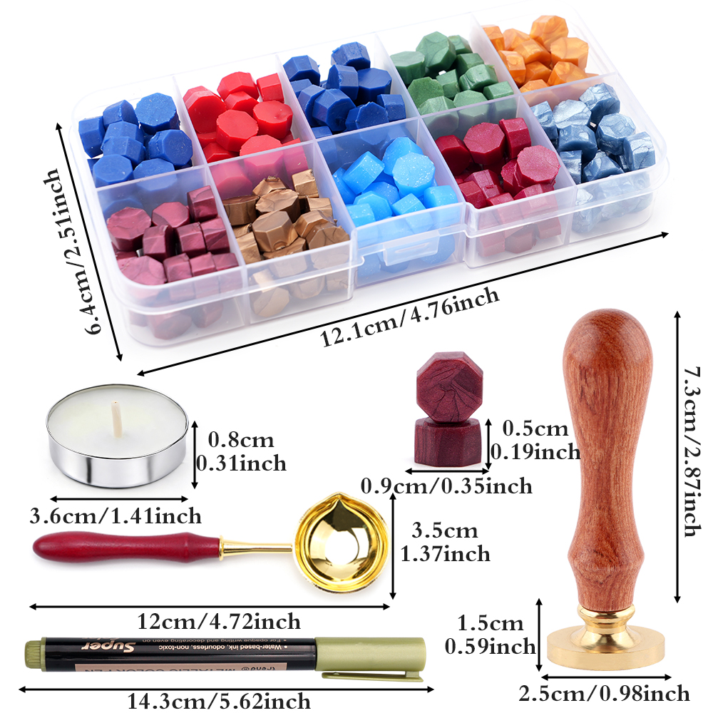 Alphabet Wax Seal Stamp Set -  - Wax Seal Letter Kit reseña y precio