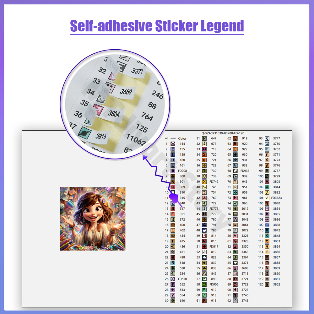 Old Lady Resin 120 Colors Diam - Photo Mosaic Print reseña y precio