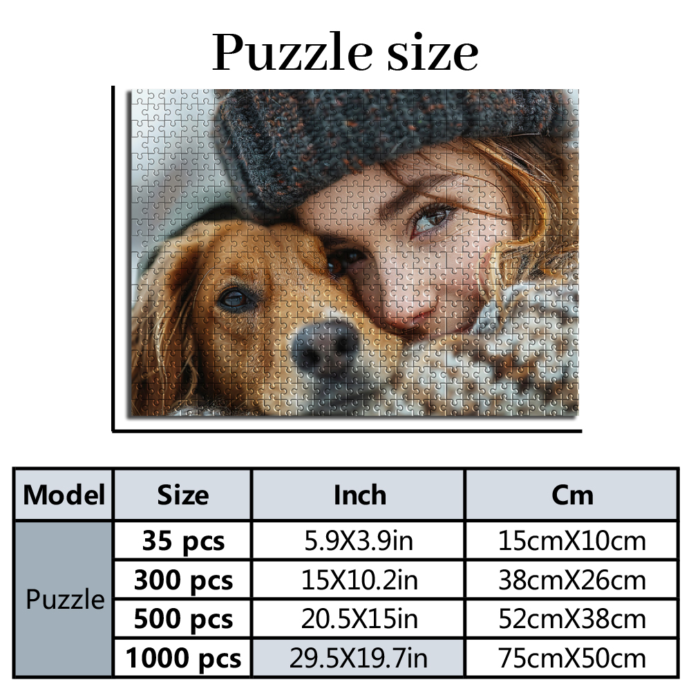 Personalized Custom Photo Puzz - Pet Portrait Custom reseña y precio