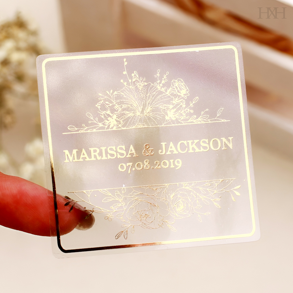 50 sheets Personalized Wedding - Personalised Candle Label reseña y precio