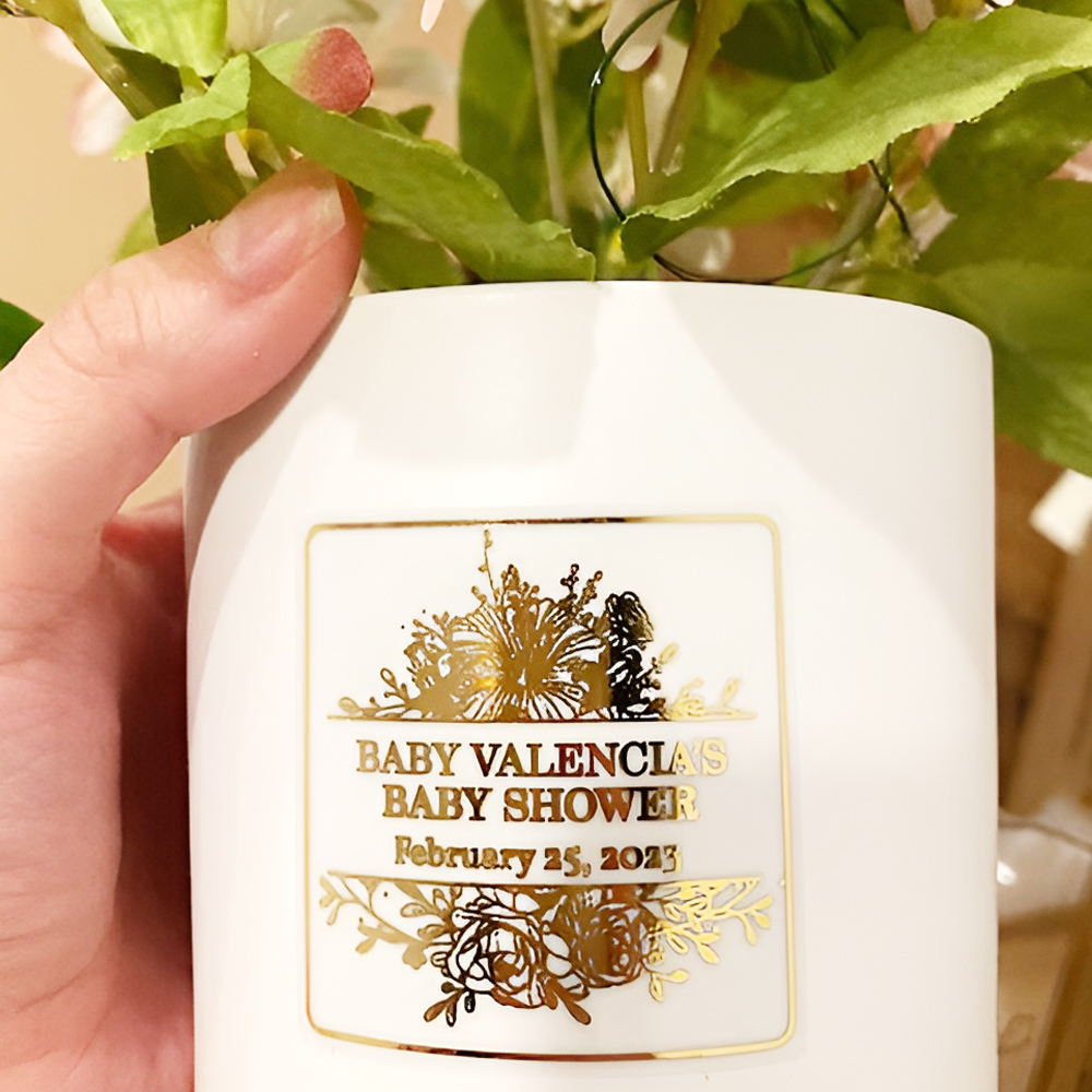 50 sheets Personalized Wedding - Personalised Candle Label reseña y precio