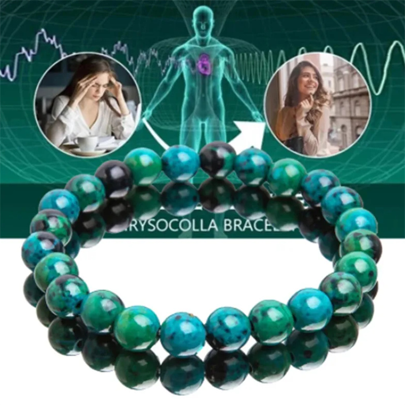Chrysocolla Malachite Bracelet - Coordinates Bracelet reseña y precio