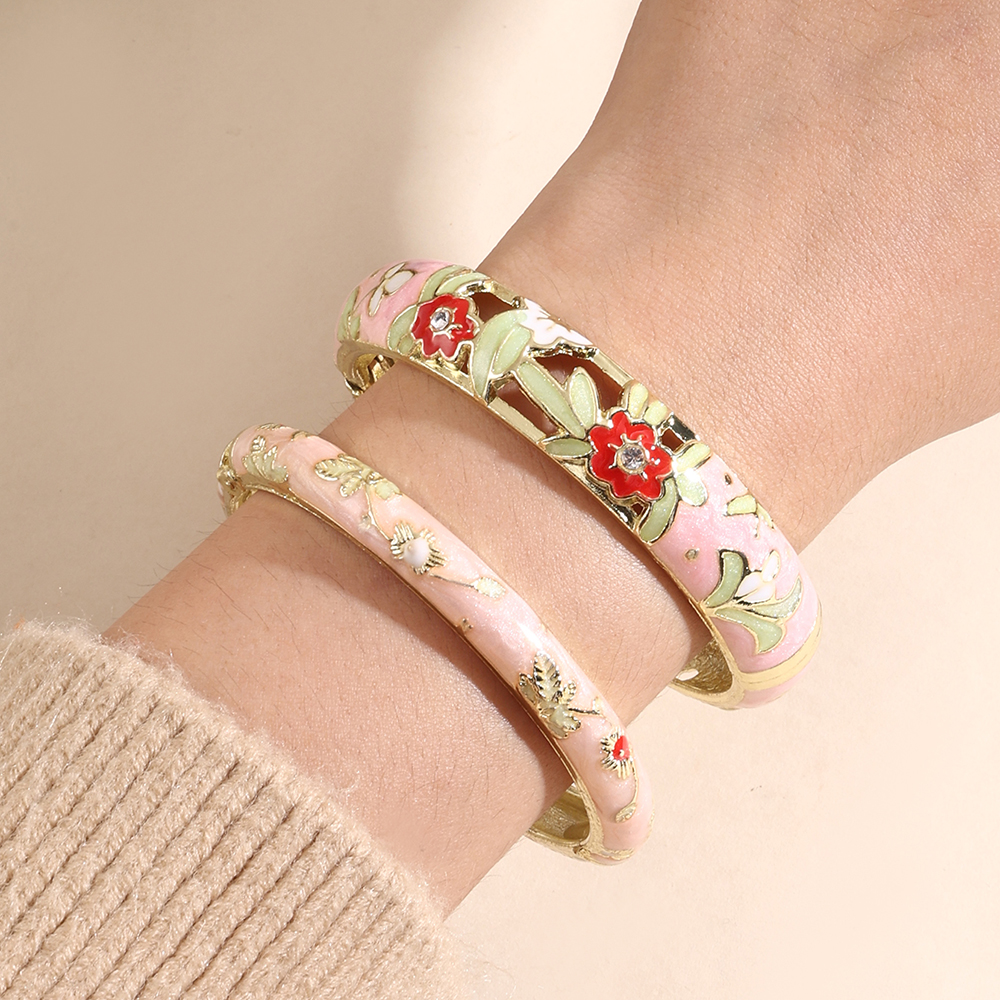 Jardme 1PCS Wide Hollow Enamel - Coordinates Bracelet reseña y precio