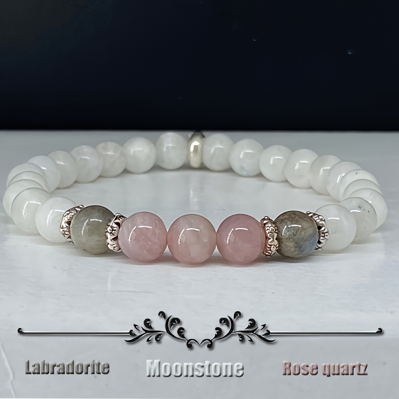 1pc/Moonstone, Labradorite and - Coordinates Bracelet reseña y precio