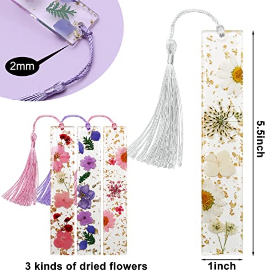 Bookmarks for Women, Book Mark - Dried Flower Bookmark reseña y precio