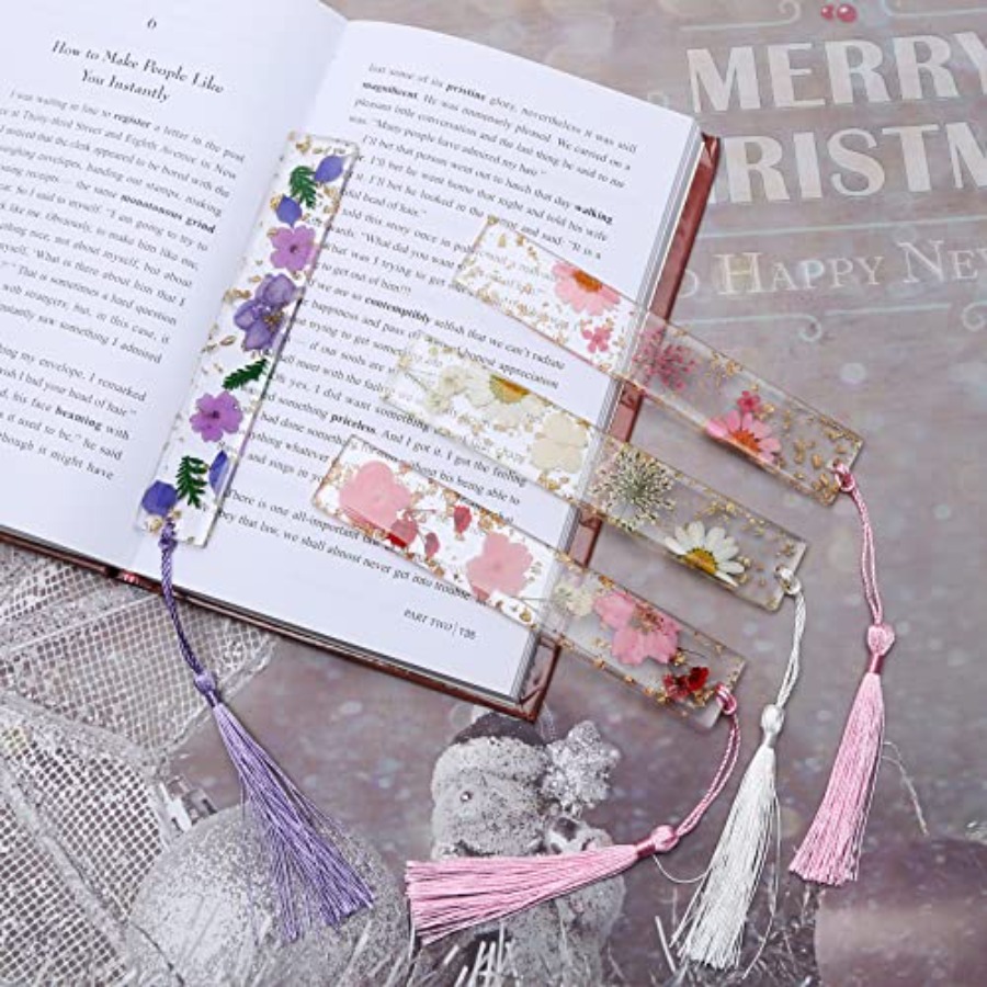 Bookmarks for Women, Book Mark - Dried Flower Bookmark reseña y precio
