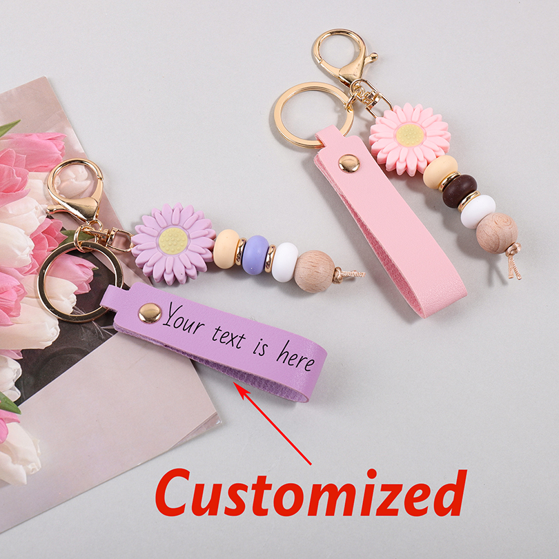 Daisy Pendant Custom Text Keyc - Initial Ring Custom reseña y precio