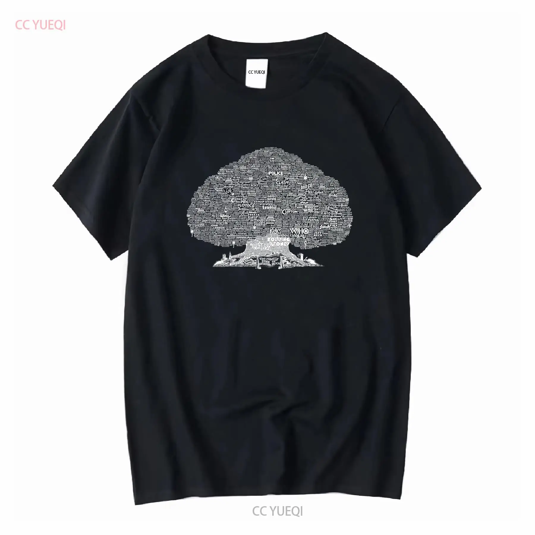 Family Tree Of British Rock T  - Family Tree Print reseña y precio