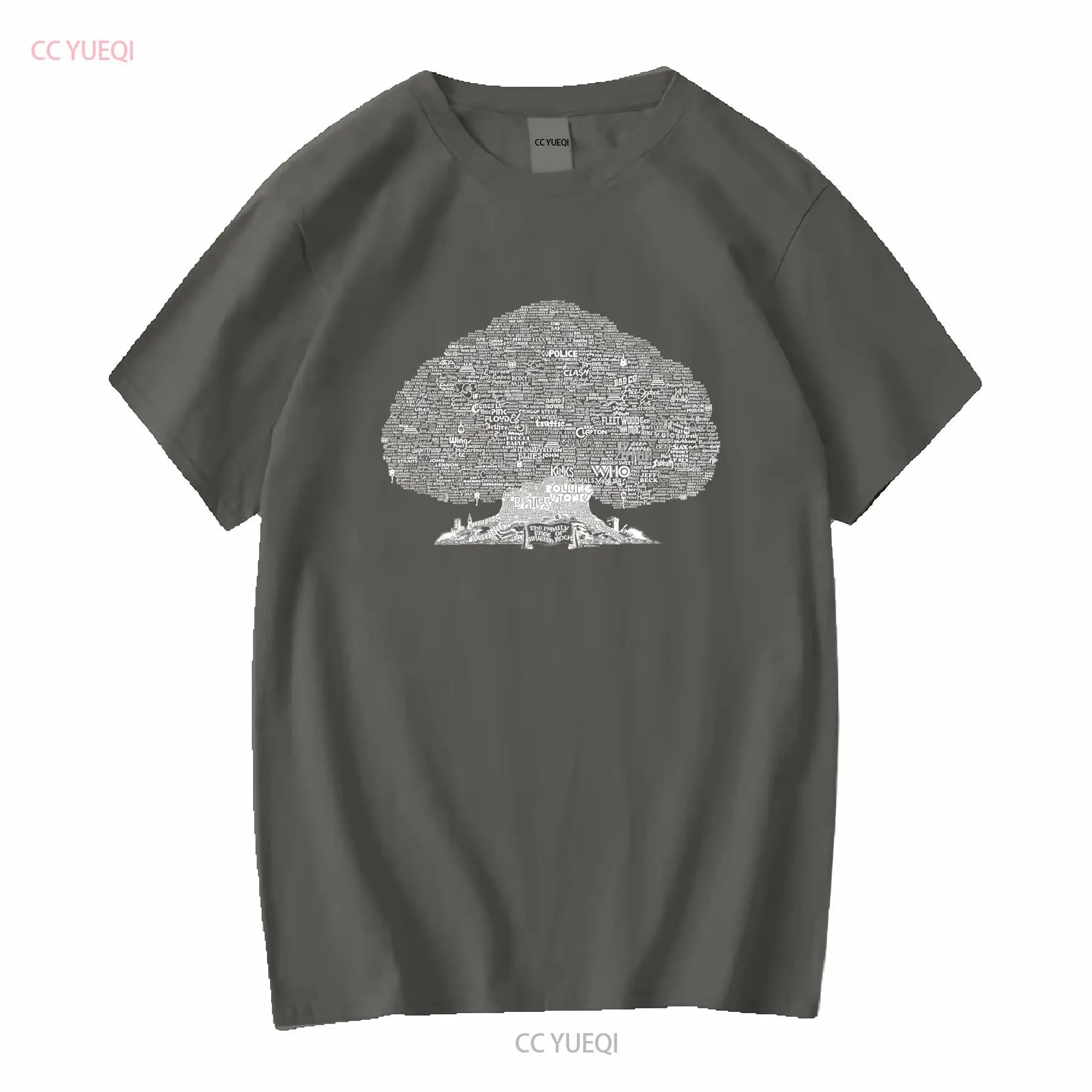 Family Tree Of British Rock T  - Family Tree Print reseña y precio