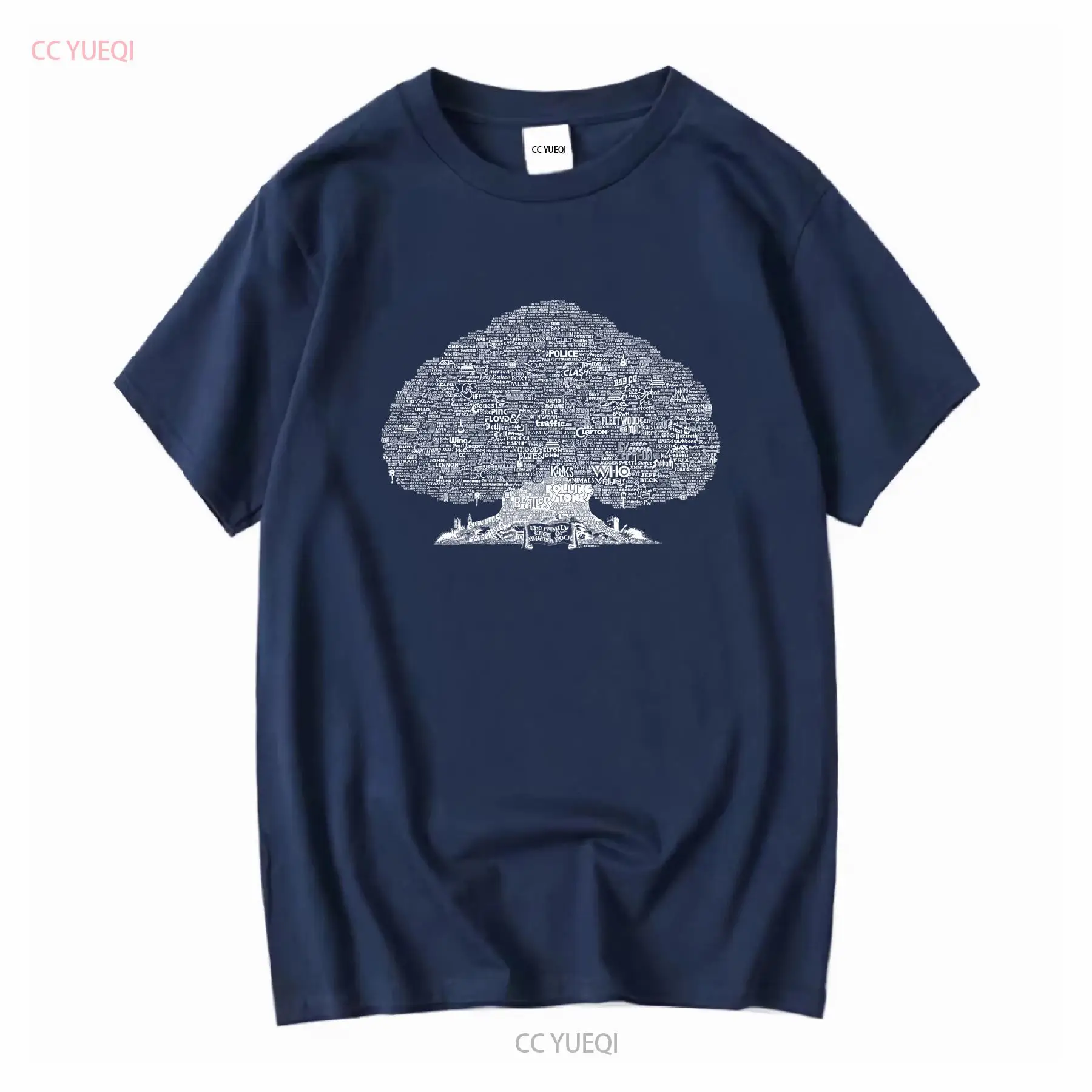 Family Tree Of British Rock T  - Family Tree Print reseña y precio