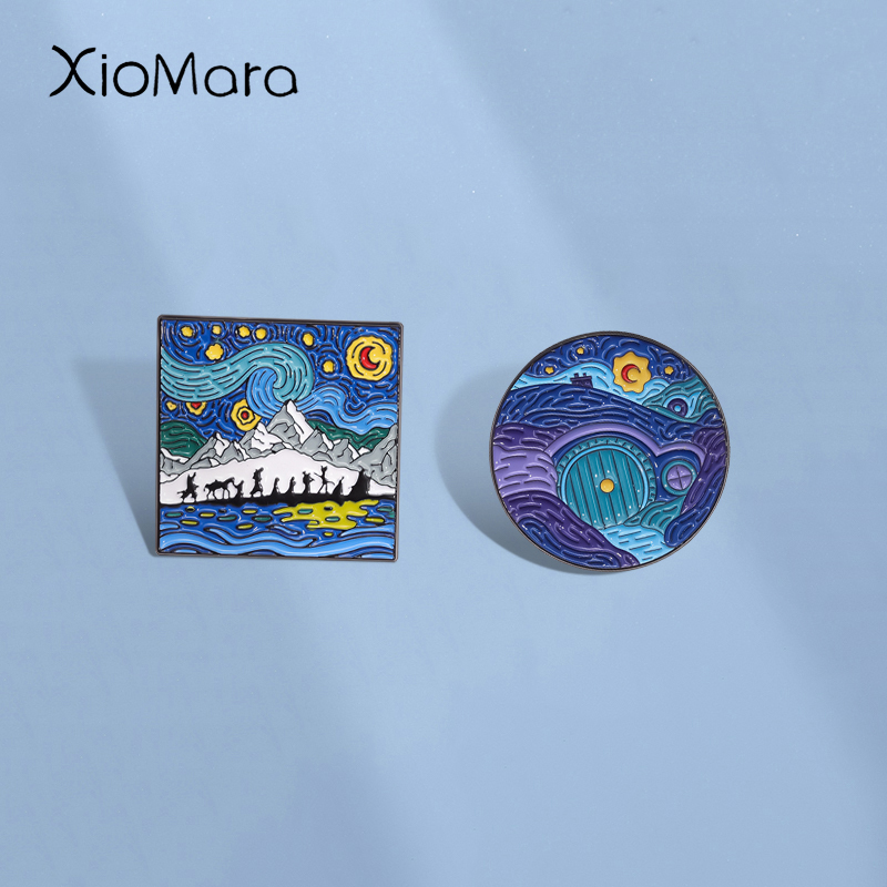 Night Sky Oil Painting Enamel  - Custom Night Sky reseña y precio
