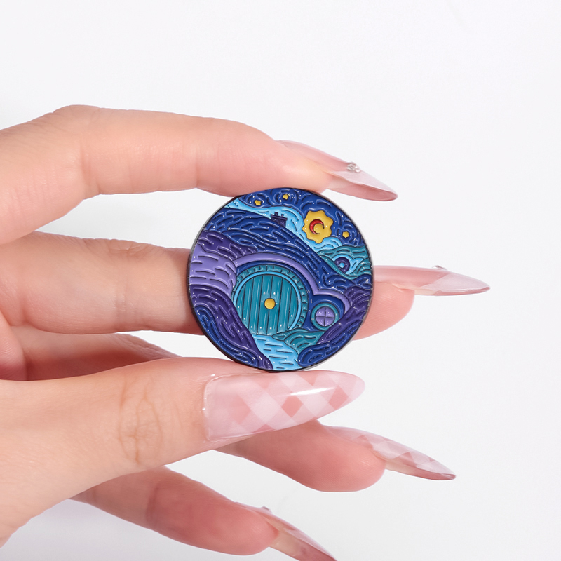 Night Sky Oil Painting Enamel  - Custom Night Sky reseña y precio