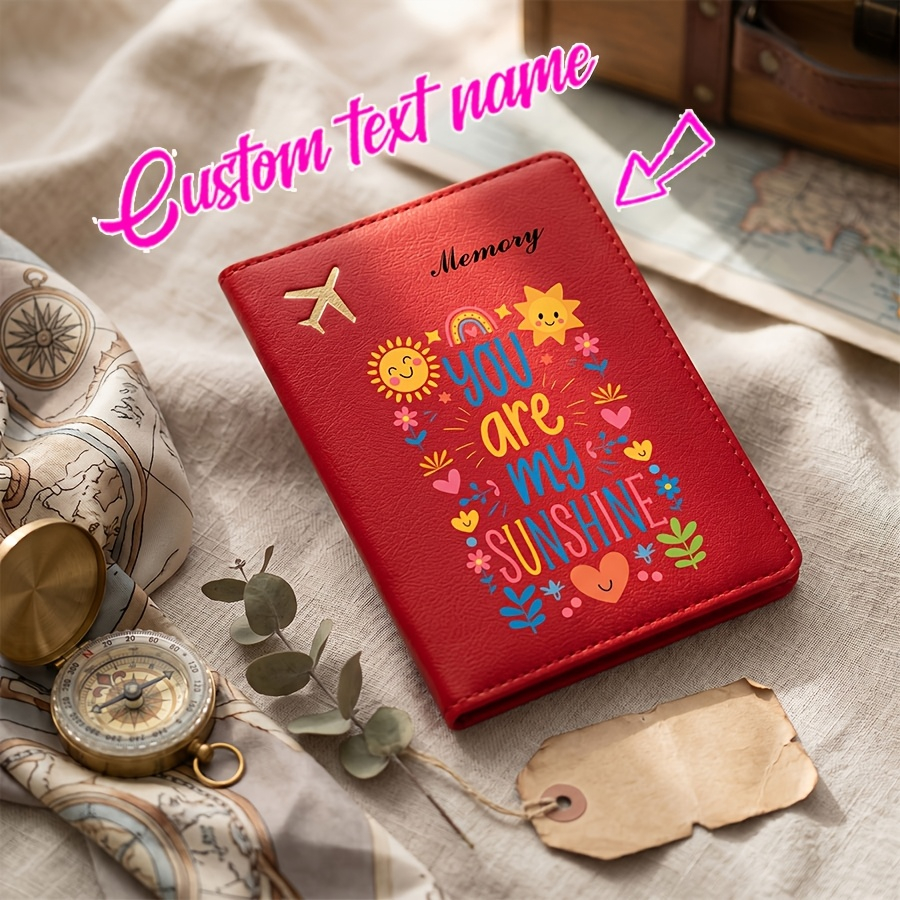 Custom rainbow sunshine passpo - Personalized Name Box reseña y precio