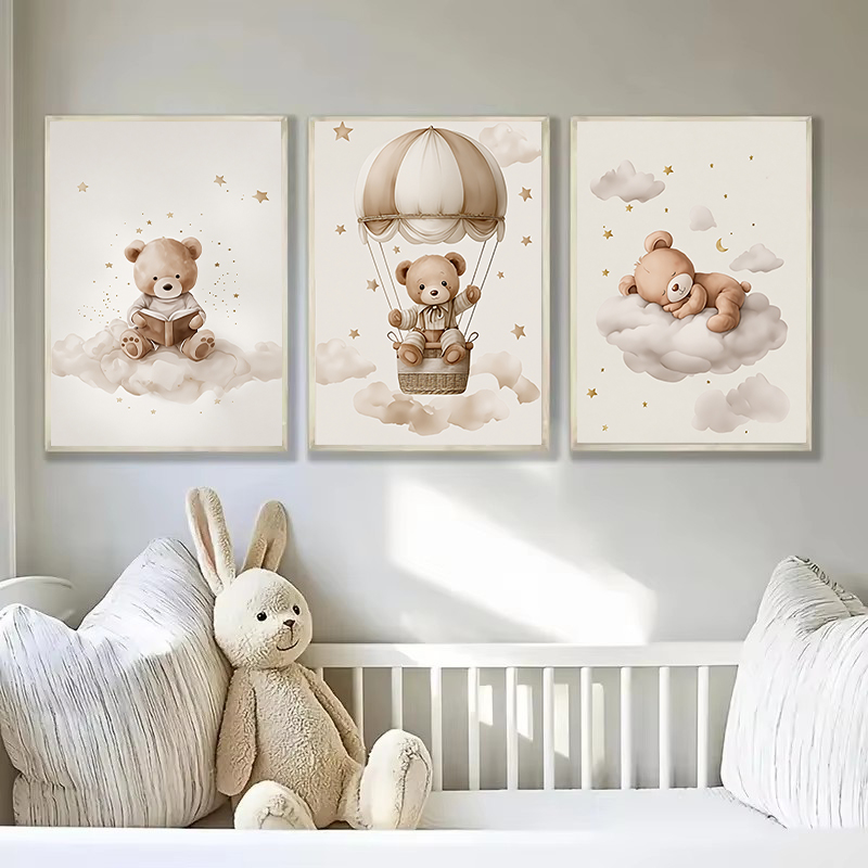 3pcs/set Bohemian Teddy Bear A - Personalized Name Box reseña y precio