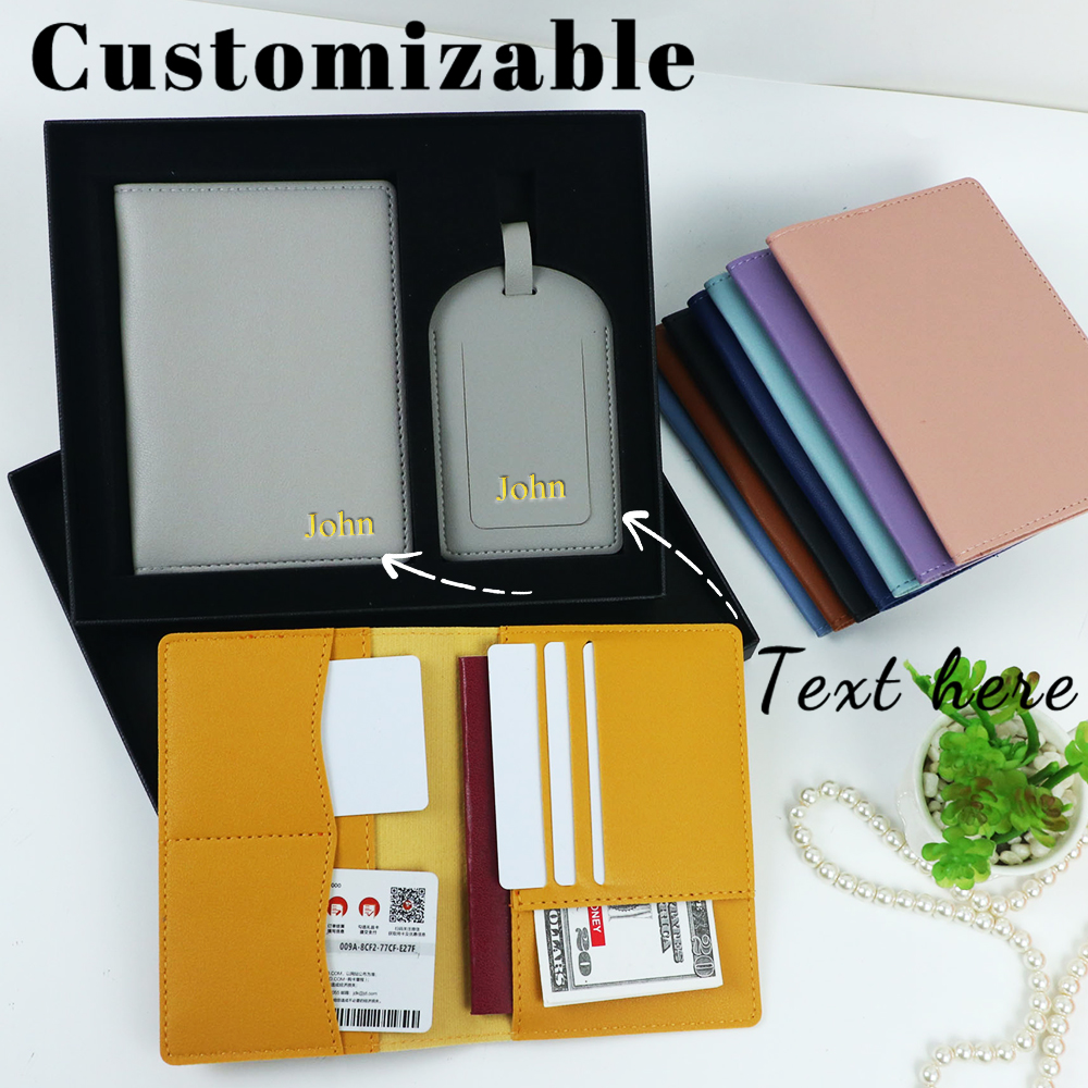 Customized name PU leather pas - Personalized Name Box reseña y precio