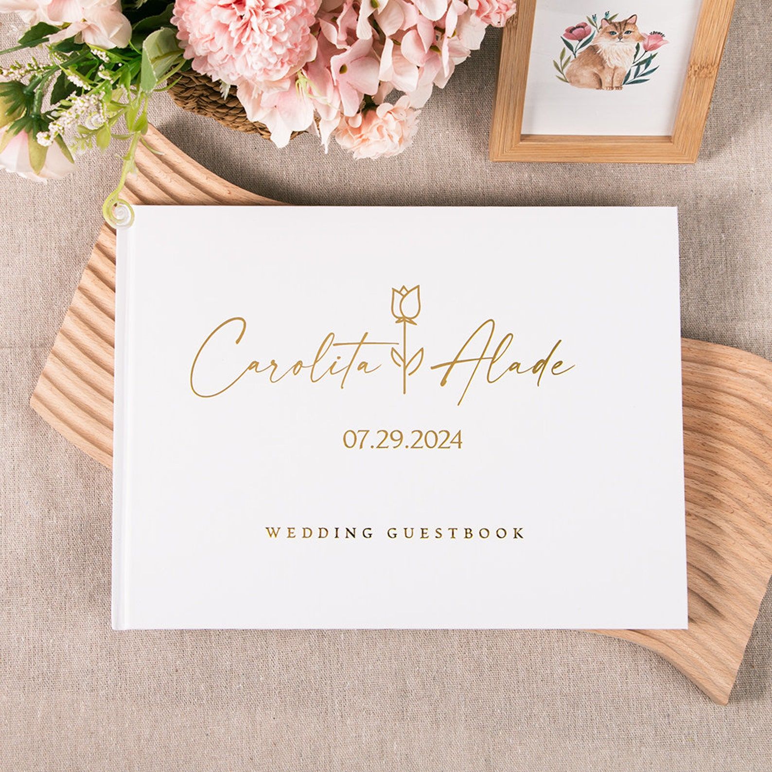 Custom Wedding Guestbook Perso - Custom Photo Book reseña y precio
