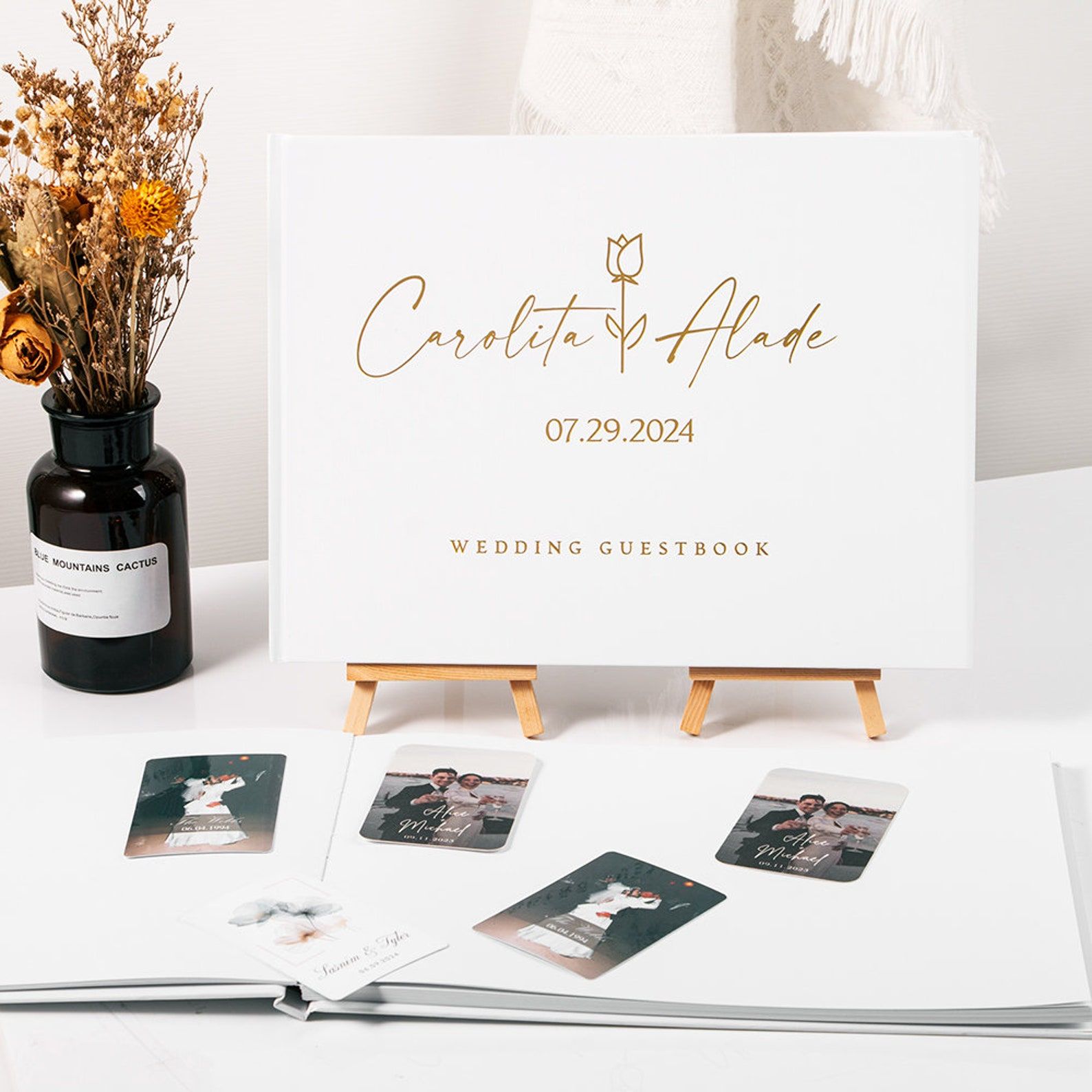 Custom Wedding Guestbook Perso - Custom Photo Book reseña y precio