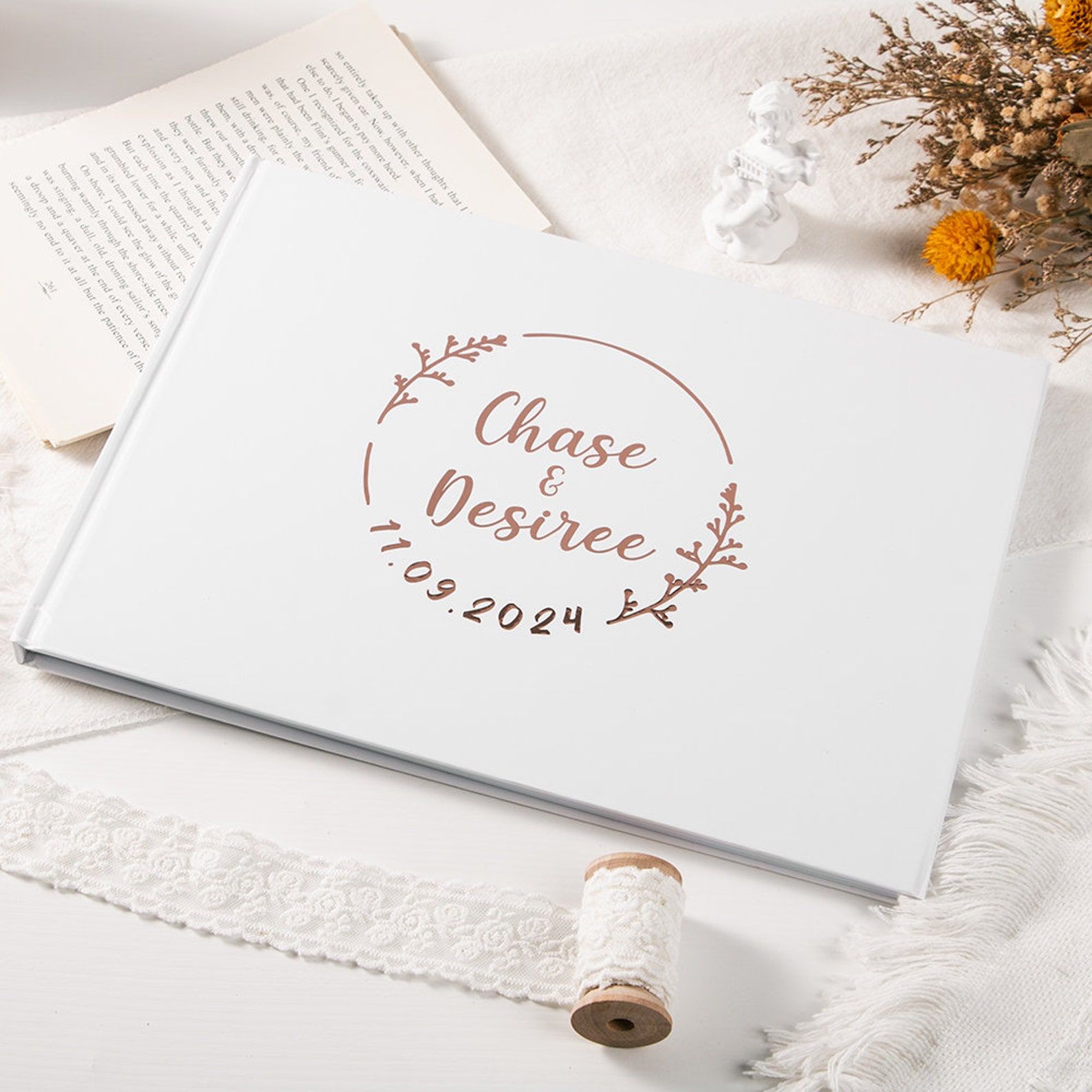 Custom Wedding Guestbook Perso - Custom Photo Book reseña y precio