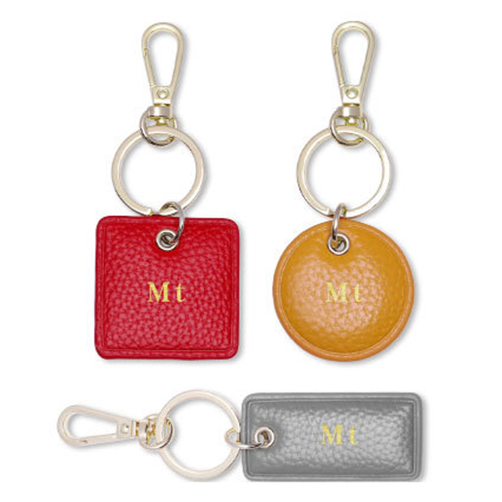 Custom Letters Leather Keychai - Monogram Keychain Leather reseña y precio